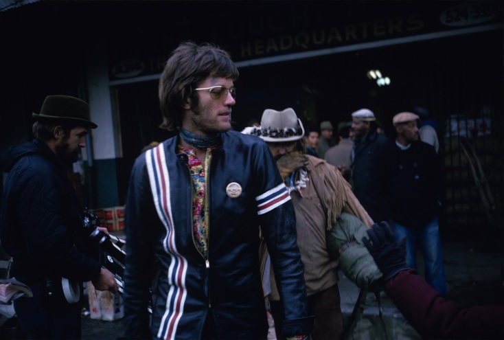 Σκηνή από την ταινία Easy Rider με τους Τζακ Νίκολσον, Πίτερ Φόντα