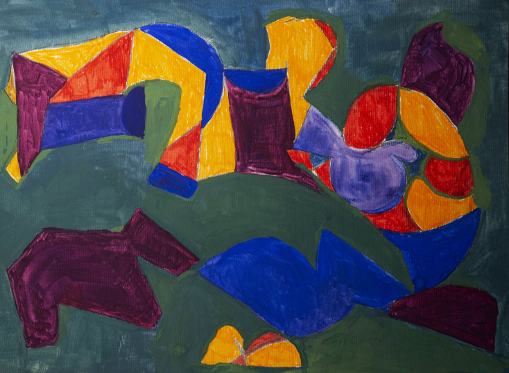 Έργο ζωγραφικής του Πέτρου Νικόλτσου