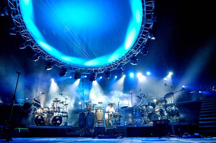 Στιγμιότυπο από τη συναυλία του Phil Collins στο ΣΕΦ το 2005