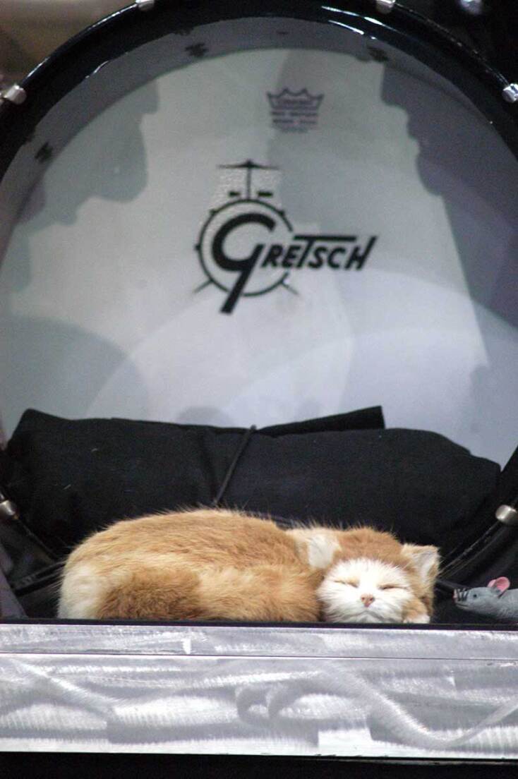 Στιγμιότυπο από τη συναυλία του Phil Collins στο ΣΕΦ το 2005