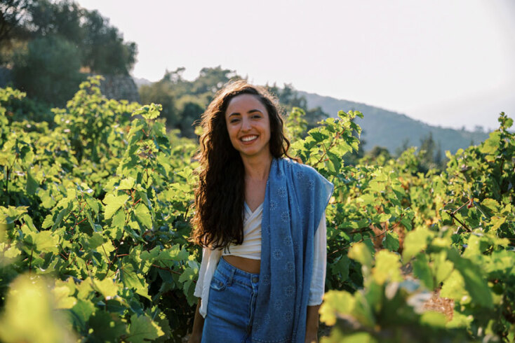 Η οινολόγος, ιδιοκτήτρια του οινοποιείου Καρίμαλη, Ηλιάνα Καρίμαλη