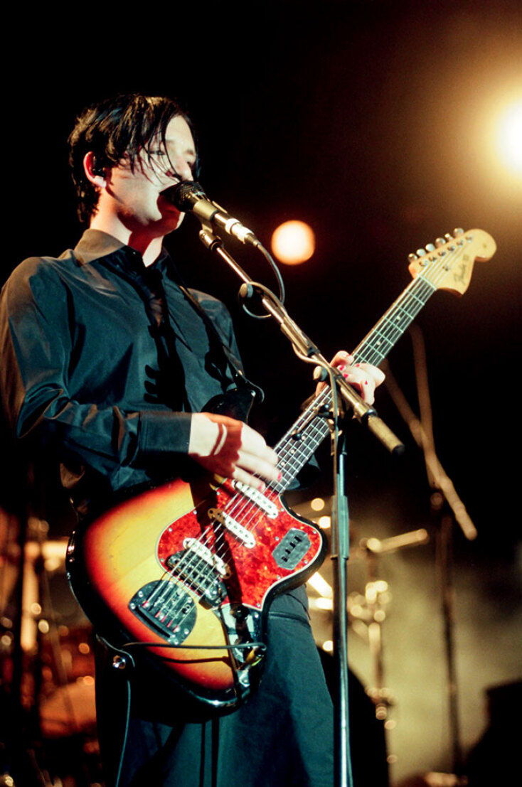 Placebo - Brian Molko - Στιγμιότυπο από τη συναυλία του γκρουπ στην Ελλάδα το 1999
