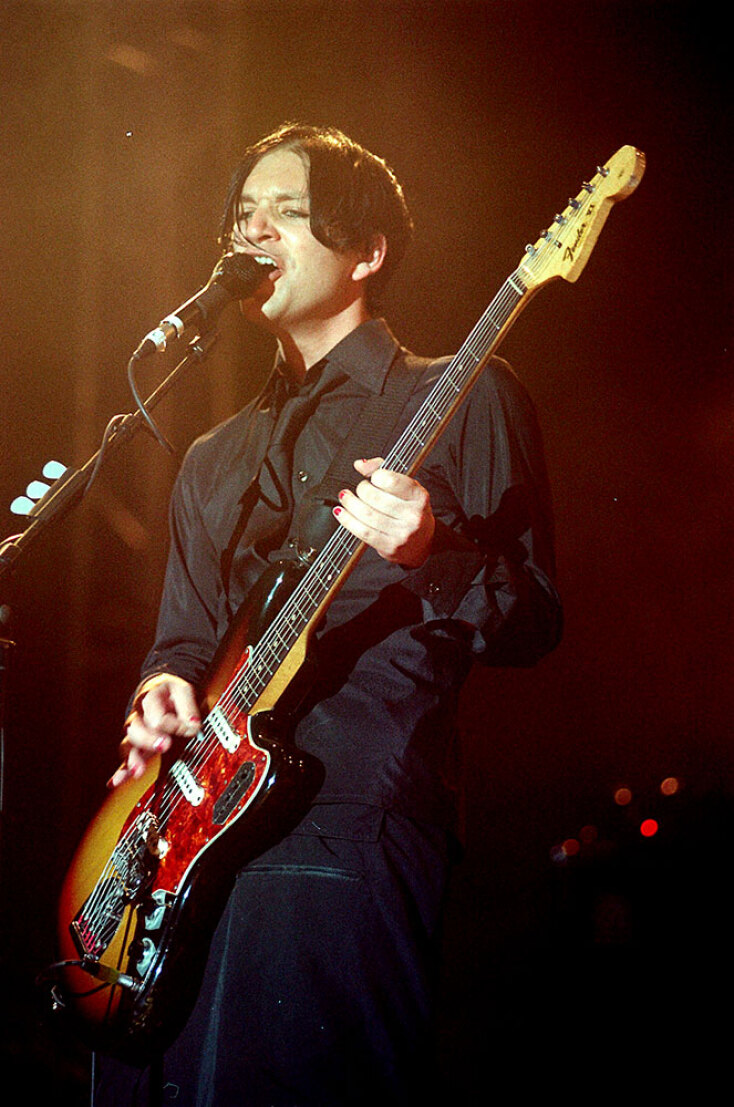 Placebo - Brian Molko - Στιγμιότυπο από τη συναυλία του γκρουπ στην Ελλάδα το 1999