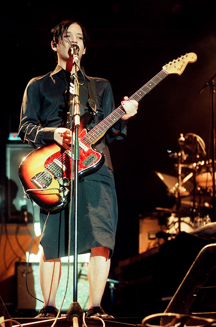 Placebo - Brian Molko - Στιγμιότυπο από τη συναυλία του γκρουπ στην Ελλάδα το 1999