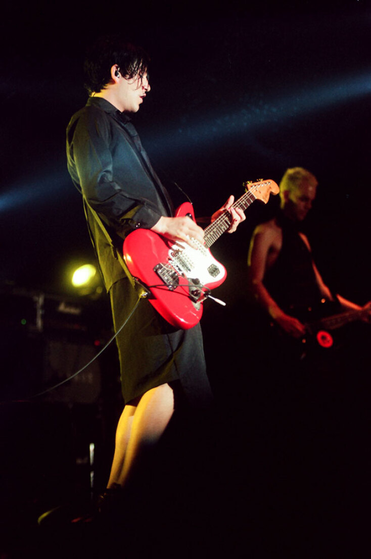 Placebo - Brian Molko - Στιγμιότυπο από τη συναυλία του γκρουπ στην Ελλάδα το 1999