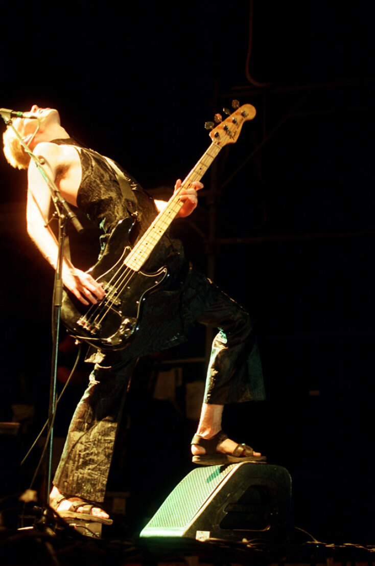 Placebo - Στιγμιότυπο από τη συναυλία του γκρουπ στην Ελλάδα το 1999