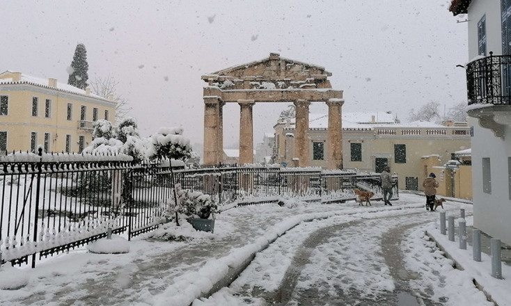 ΚΑΚΟΚΑΙΡΙΑ «ΜΗΔΕΙΑ» ΧΙΟΝΙΣΜΕΝΗ ΠΛΑΚΑ 