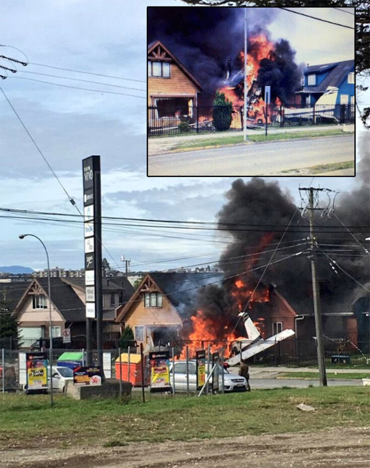 Αεροπλάνο έπεσε σε σπίτι στη Χιλή - Έξι νεκροί