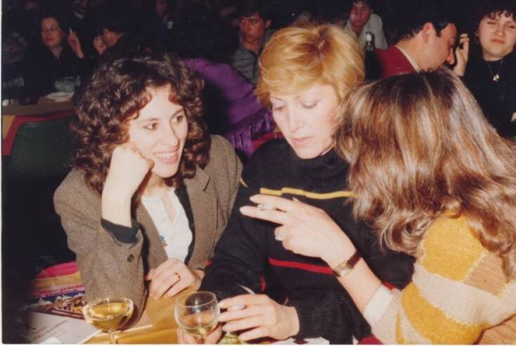 Στο Άλσος εκείνη την βραδιά Ελευθερία Αρβανιτάκη Πόλυ Πάνου και η φίλη της