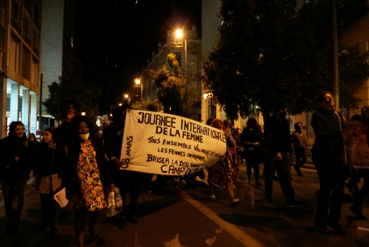 Πορεία για την Παγκόσμια Ημέρα της Γυναίκας στο Σύνταγμα