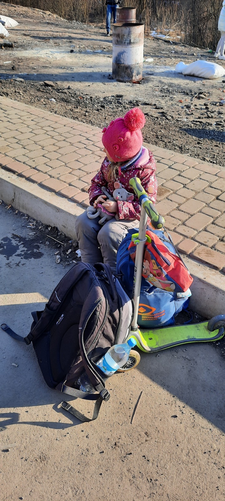 Πρόσφυγες στην Ουκρανία - Μικρό παιδί