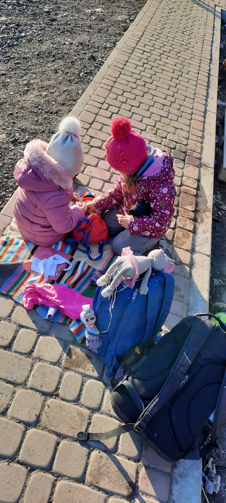 Πρόσφυγες στην Ουκρανία - Μικρό παιδί