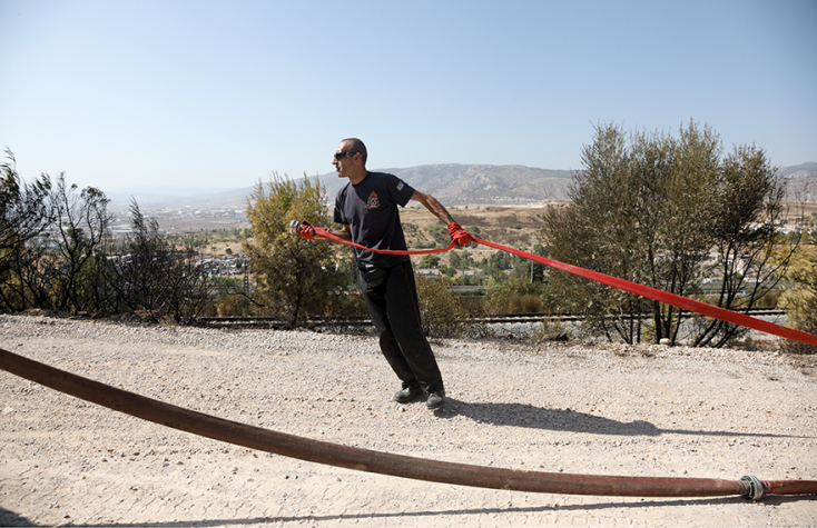 Πυρκαγιά στο Ποικίλο Όρος -Ασπρόπυργος  