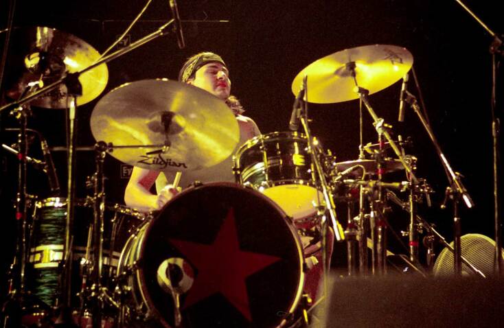 Στιγμιότυπο από τη συναυλία των Rage Against The Machine στην Αθήνα το 2000