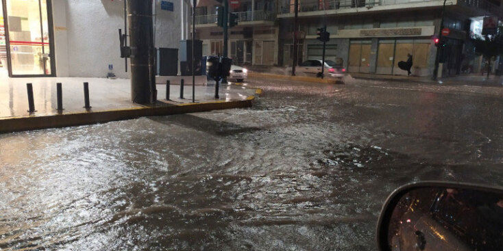 Δρόμοι… ποτάμια στην Ιεράπετρα