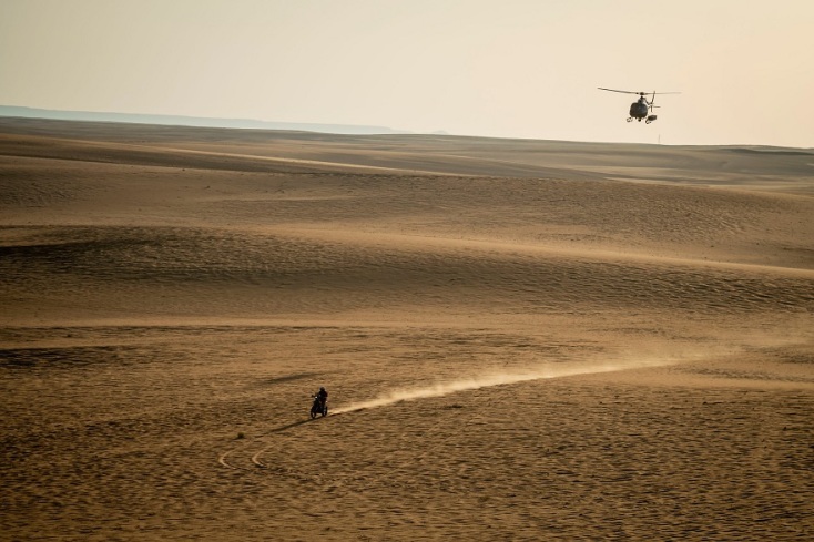 Στιγμιότυπο από το Rally Dakar 2022.