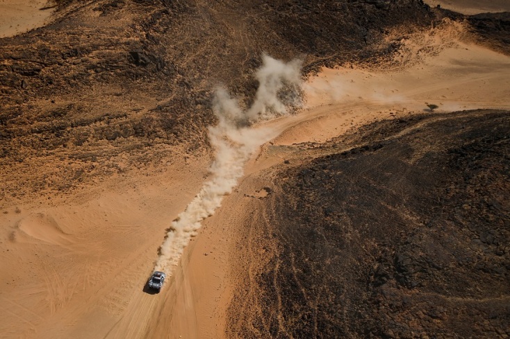 Στιγμιότυπο από το Rally Dakar 2022.