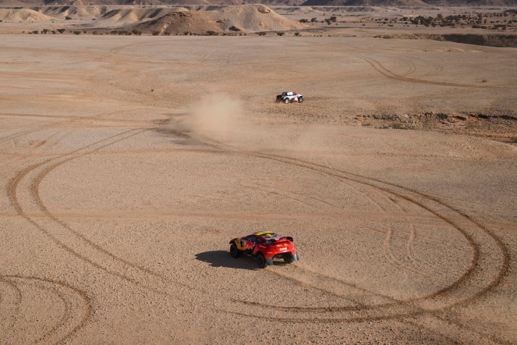 Στιγμιότυπο από το Rally Dakar 2022.