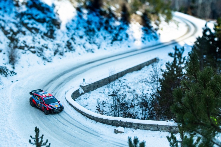 Αυτοκίνητο στο Ράλι Μόντε Κάρλο 2022