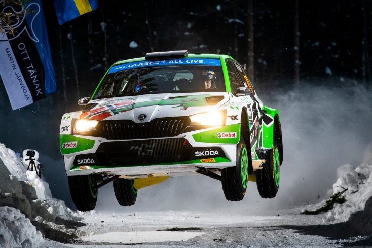 Αυτόκινητο στο Ράλλυ Σουηδίας 2022