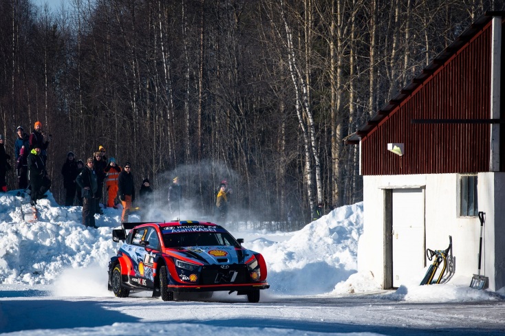 Αυτόκινητο στο Ράλλυ Σουηδίας 2022