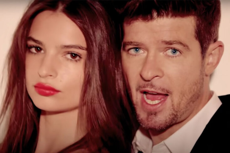 Εmily Ratajkowski και Robin Τhicke - Το τραγούδι «Blurred Lines» κυκλοφόρησε το 2013 και σημείωσε παγκόσμια επιτυχία