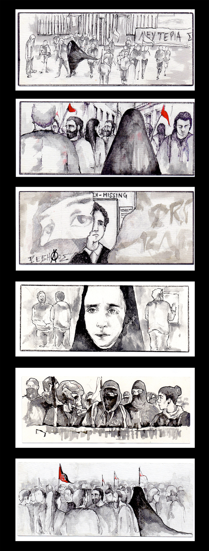 Tα storyboards της γυρισμένης στην Αθήνα ταινίας «Παρί»