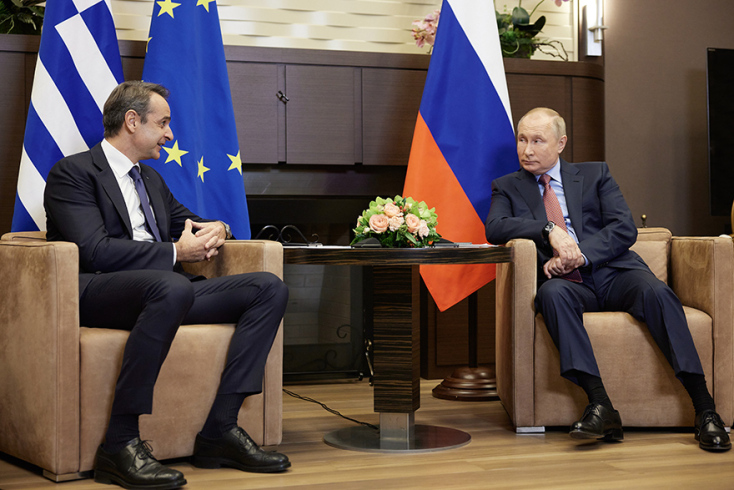 Τι συζήτησαν Μητσοτάκης - Πούτιν