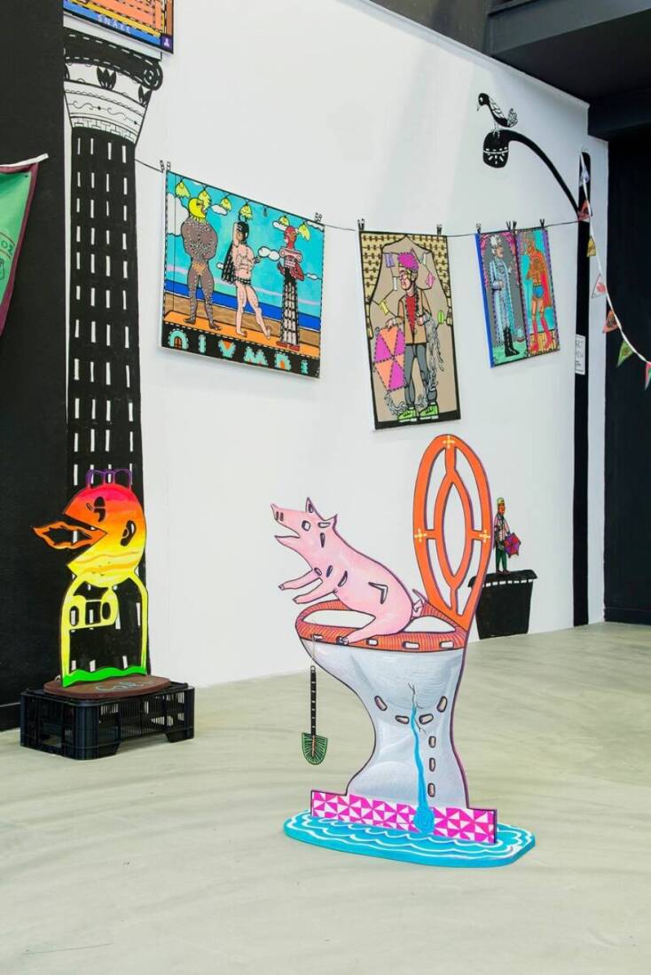 Σπύρος Αγγελόπουλος, «Δε Laundry Basket», γκαλερί Δύο Χωριά