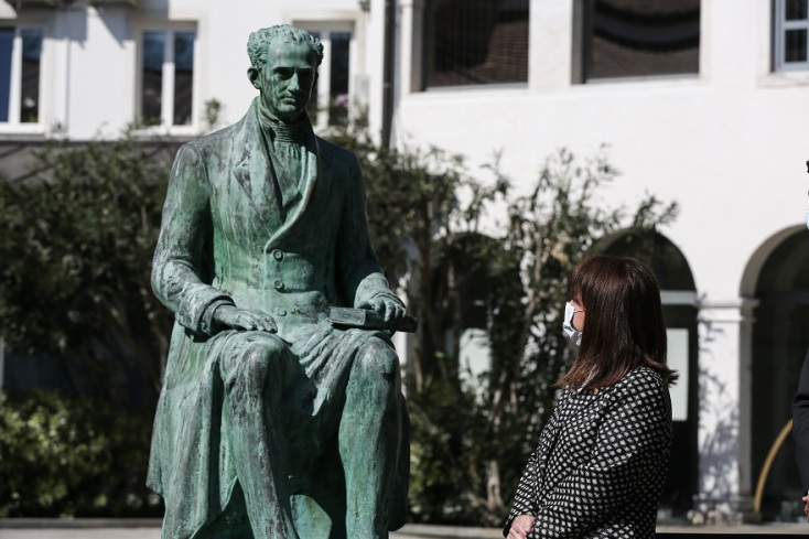 Η Πρόεδρος της Δημοκρατίας, Κατερίνα Σακελλαροπούλου, στην πόλη Κόπερ