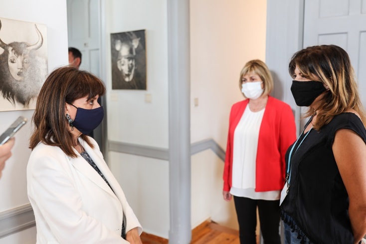 Η Πρόεδρος της Δημοκρατίας, Κατερίνα Σακελλαροπούλου, στους Δελφούς