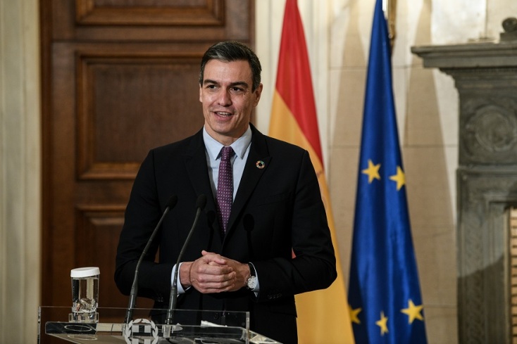 O πρωθυπουργό της Ισπανίας, Πέδρο Σάντσεθ