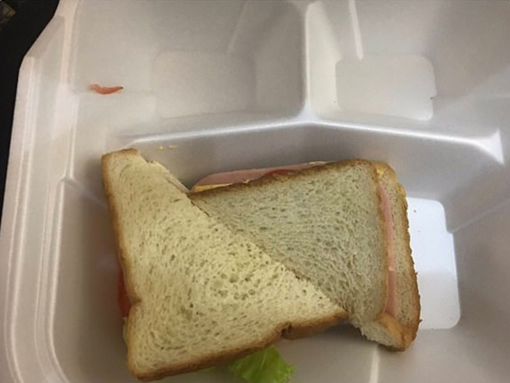 Το... αξιοθρήνητο σάντουιτς που σέρβιραν στους ταλαιπωρημένους επιβάτες πτήσης της American Airlines