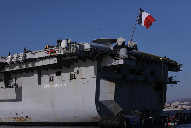 Το γαλλικό αεροπλανοφόρο Σαρλ Ντε Γκολ