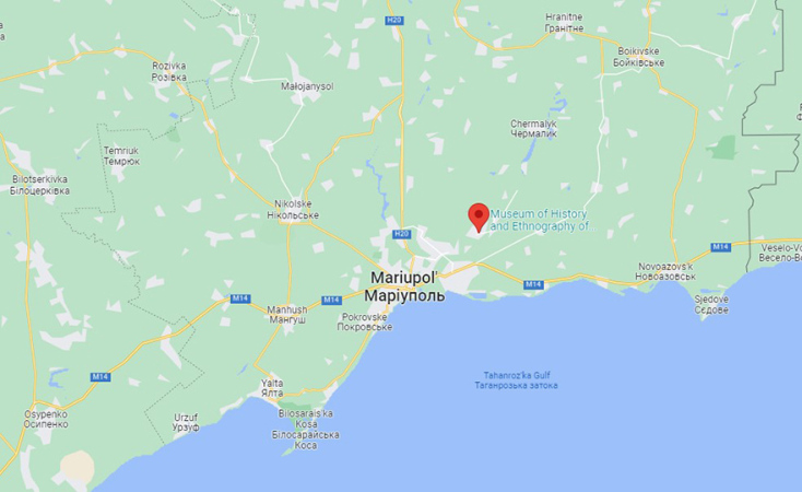 Το χωριό Σαρτανάς κοντά στη Μαριούπολη