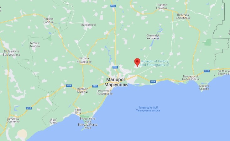 Το χωριό Σαρτανάς κοντά στη Μαριούπολη της Ουκρανίας