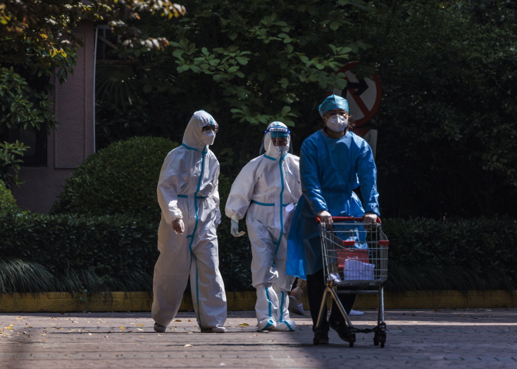 Σανγκάη, Lockdown, covid