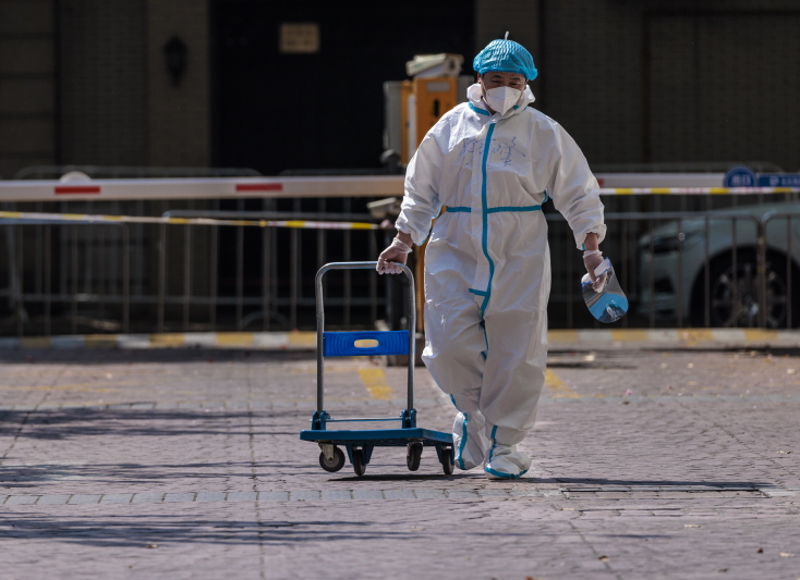 Σανγκάη, Lockdown, covid