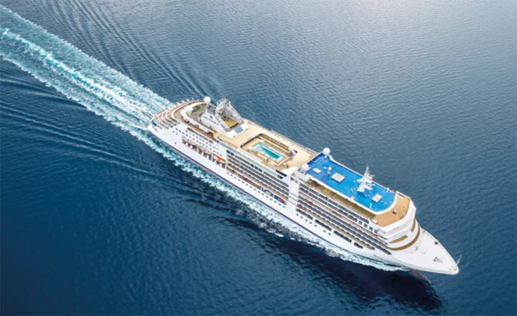 Σούδα: Το κρουαζιερόπλοιο «Silver Moon» έδεσε στο λιμάνι © Silversea Cruises