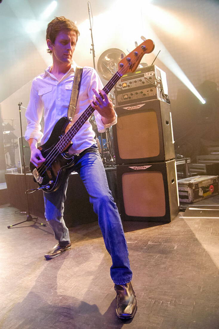 Στιγμιότυπο από τη συναυλία των Simple Minds στην Αθήνα το 2006