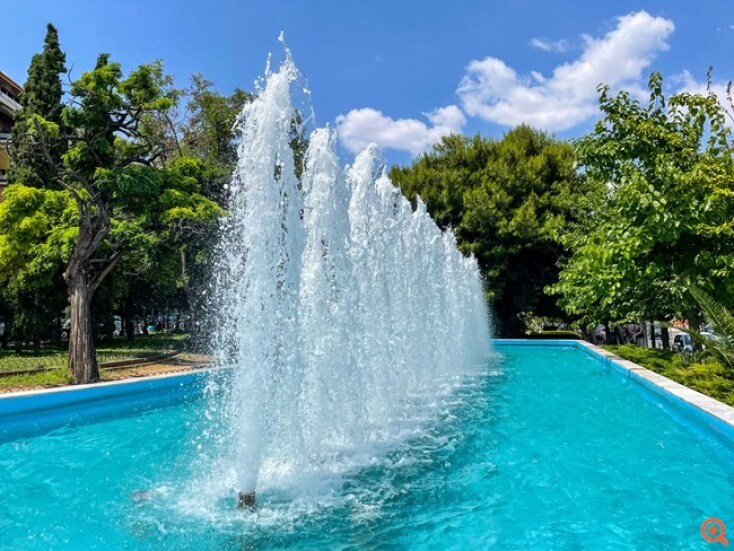 Συντριβάνι στον δήμο Αθηναίων©Δήμος Αθηναίων