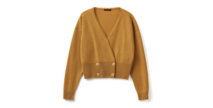 SISLEY Ζακέτα με κουμπιά σταυρωτά 