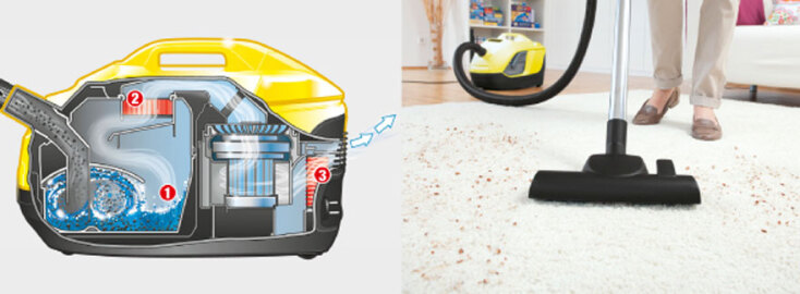 Σκούπα αναρρόφησης Kärcher DS