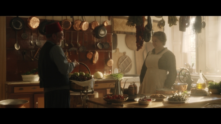 Στιγμιότυπο από τα γυρίσματα της ταινίας «Σμύρνη μου αγαπημένη»