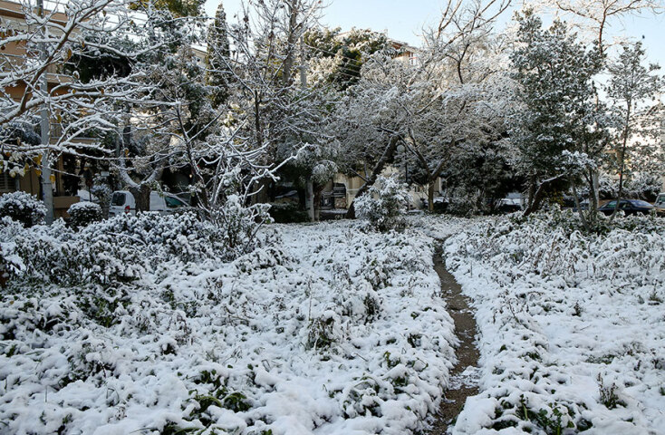 Χιόνια στην Ηλιούπολη