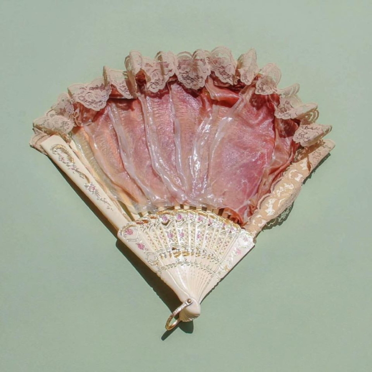 Prosciutto Crudo hand fan