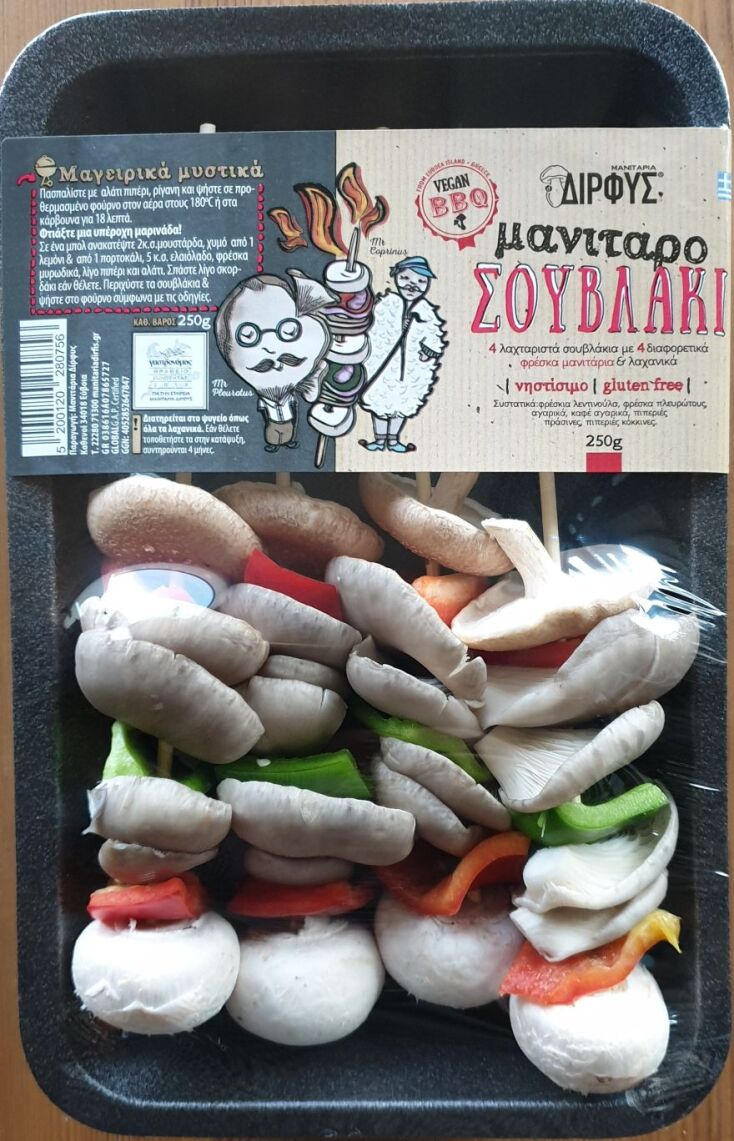 Σουβλάκι μανιταριών