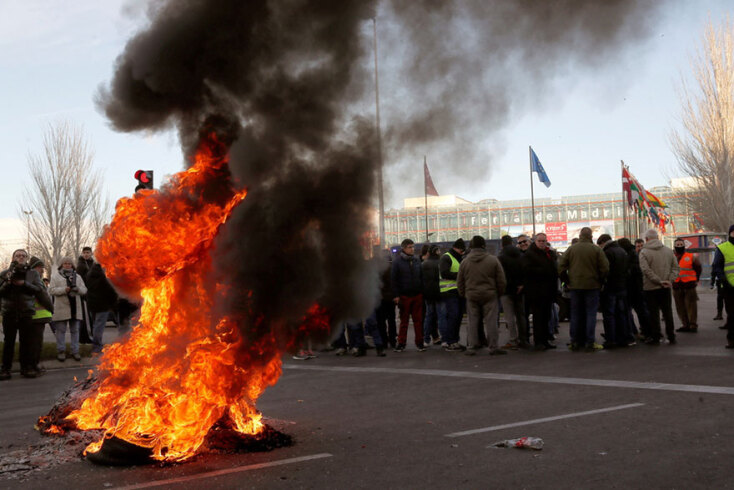 Απεργούν οι ταξιτζήδες στη Μαδρίτη