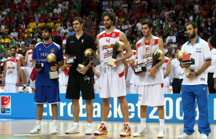 Ο Βασίλης Σπανούλης στην κορυφαία πεντάδα του Eurobasket του 2009