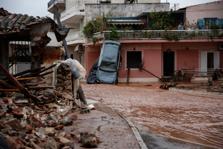 Μάνδρα, θεομηνία